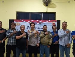 Kapolsek Cipatat Gelar Forum Silaturahmi Dengan Insan Pers
