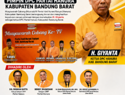 H. Giyanta Terpilih Aklamasi Pimpin DPC Partai Hanura Kabupaten Bandung Barat.