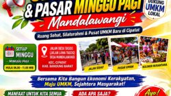 Resmi Diluncurkan, CFD dan Pasar Minggu Pagi Mandalawangi Siap Jadi Pusat UMKM Baru di Cipatat