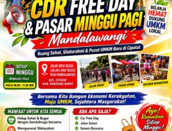 Resmi Diluncurkan, CFD dan Pasar Minggu Pagi Mandalawangi Siap Jadi Pusat UMKM Baru di Cipatat