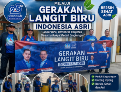 PARTAI DEMOKRAT KABUPATEN BANDUNG BARAT GELAR AKSI BERSIH LINGKUNGAN MELALUI GERAKAN LANGIT BIRU INDONESIA ASRI