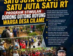 Satu Juta Satu RW, Satu Juta Satu RT: Program Stimulan Dorong Gotong Royong Warga Desa Cilame